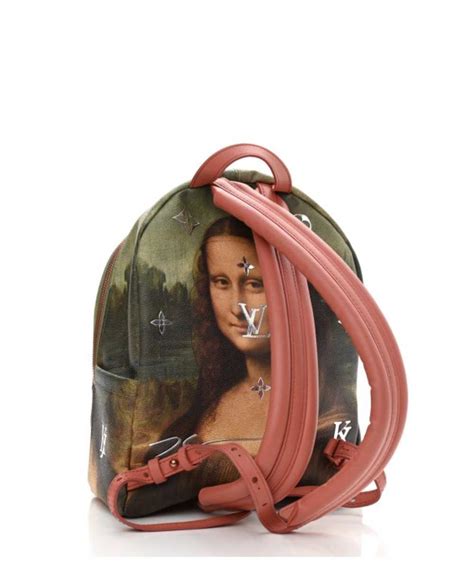 louis vuitton mona lisa backpack|Louis Vuitton with monalisa design.